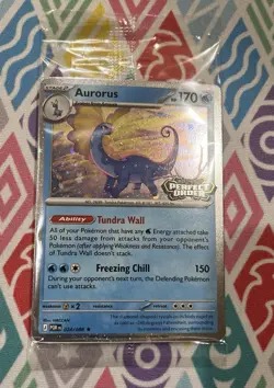 Aurorus 024/088 - Cosmo Holo - Pokemon Perfect Order Stamped Promo SEALED - Image 1