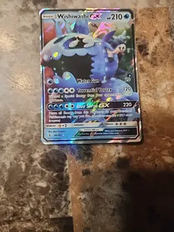 Wishiwashi GX 38/145 Sm-Guardians Rising Holo Pokemon - Image 3