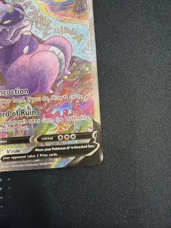 Pokemon Galarian Slowking V Ultra Rare Holo 179/198 Chilling Reign 220 HP - Image 4