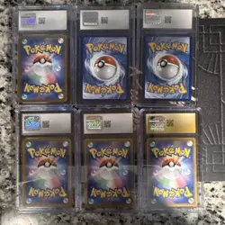 Pokemon CGC Graded Holo Lot of 6 Houndstone Jynx Wigglytuff Zacian 2023 - Image 2