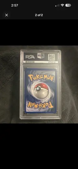 Pokemon Charizard Base Set Holo Rare 4/102 PSA 4 Fire Spin 100 HP 1999 - Image 2