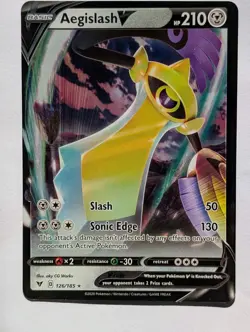 Aegislash V 126/185 Swsh04 - Pokemon Vivid Voltage - Lightly Played Ultra Rare - Image 1