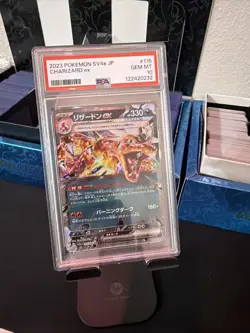 Pokemon Charizard EX JP 115/190 PSA Gem MT 10 💎 Shiny Treasure EX - Image 1