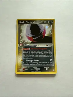 Pokemon Dark Electrode #4/109 Holo 2004 EX Team Rocket Returns - Image 1