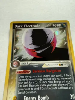 Pokemon Dark Electrode #4/109 Holo 2004 EX Team Rocket Returns - Image 4