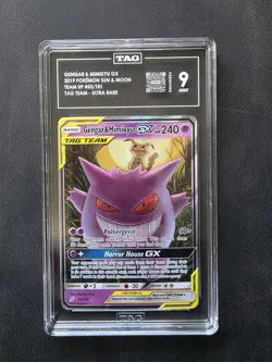Pokemon Team Up Gengar & Mimikyu GX 53/181 TAG 9 English - Image 1