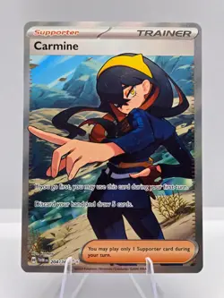 Carmine 204/167 Ultra Rare Twilight Masquerade Pokemon NM - Image 1