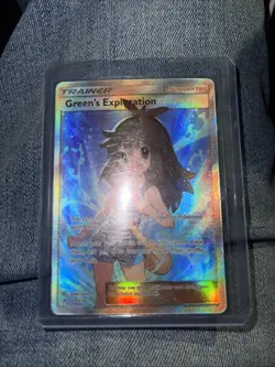 1x Green's Exploration - 209/214 - Full Art Ultra Rare NM-Mint Pokemon SM10 - Un - Image 1