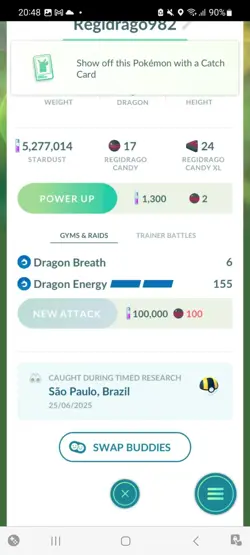 Pokemon Go Legendary Regidrago 982 CP ( Normal ) - Image 2
