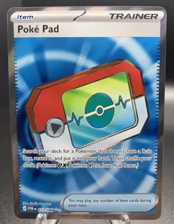 Poke Pad 113/088 Ultra Rare Full Art Pokemon TCG Perfect Order ME03 English NM/M - Image 1