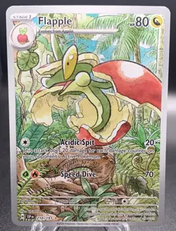 Flapple 210/191 IR Illustration Rare - Pokemon Surging Sparks SV08 English NM/M - Image 1
