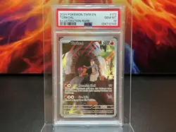 2024 POKEMON TWM EN ILLUSTRATION RARE #172 TORKOAL PSA 10 🐦‍🔥 - Image 1