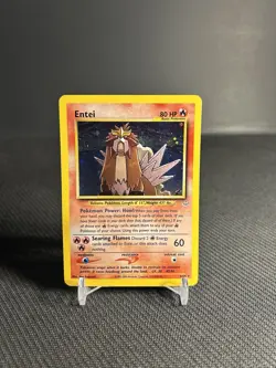 Pokemon TCG Entei 6/64 Neo Revelation Holo Rare HP - Image 1