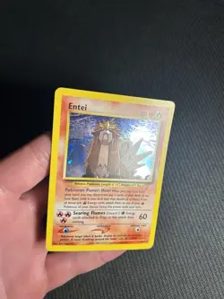 Pokemon TCG Entei 6/64 Neo Revelation Holo Rare HP - Image 5