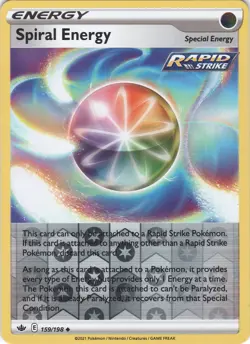 Spiral Energy 159/198 Uncommon Chilling Reign Pokemon Reverse Holo NM - Image 1