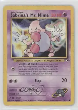 Sabrina's Mr Mime Pokemon Gym Heroes #94 2000 - Image 1