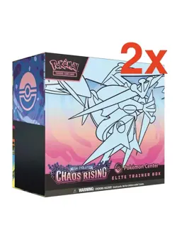 2x 🚨 Pokemon Center PKC Chaos Rising ETB CONFIRMED✅ Sealed PRESALE MAY 22!! - Image 1
