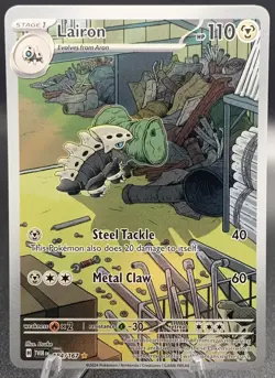 Pokemon Lairon 184/167 IR Illustration Rare Twilight Masquerade SV06 English NM - Image 1