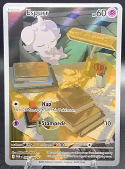 Espurr 095/088 IR Perfect Order Pokemon TCG - NM Illustration Rare Full Art 2026 - Image 1