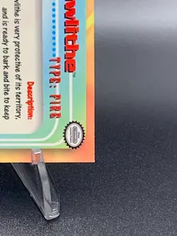 2000 Topps Chrome Growlithe #58 Rare LP - Pokemon TV Animation Series 1 - Image 4