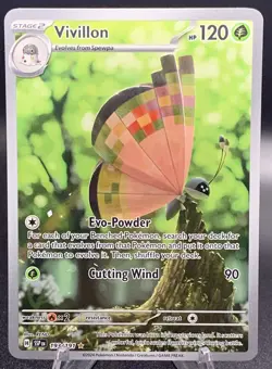 Vivillon 193/191 Illustration Rare Surging Sparks NM IR Full Art - Pokemon 2024 - Image 1