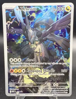 N's Zekrom 031 Black Star Promo NM Ascended Heroes Pokemon TCG Illustration Rare - Image 1