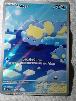 Pokemon TCG - S&V - Surging Sparks - Spheal 199/191 - Illustration Rare - NM - Image 1
