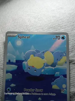 Pokemon TCG - S&V - Surging Sparks - Spheal 199/191 - Illustration Rare - NM - Image 3