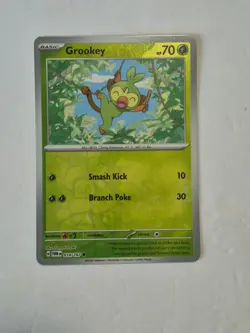 Grookey 014/167 Common Twilight Masquerade Pokemon Reverse Holo Near Mint - Image 1