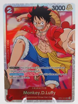 One Piece TCG - PRB01 The Best - Monkey D Luffy OP01-024 SR - English - Image 1