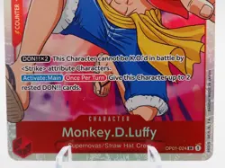 One Piece TCG - PRB01 The Best - Monkey D Luffy OP01-024 SR - English - Image 2
