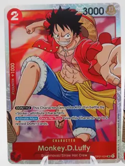 2x One Piece Monkey.D.Luffy Romance Dawn OP01-024 - Image 2