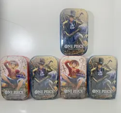 One Piece TCG: Tin Vol 2 TS-02 : Factory Sealed OP-13 - x 5 Tins - Image 1