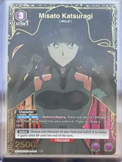 Union Arena Evangelion UE15BT Misato Katsuragi EVA-1-046 R* - Image 1
