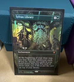 Wizards of the Coast Sylvan Library Enchantment Card 0155 Special Guests Foil - Image 1