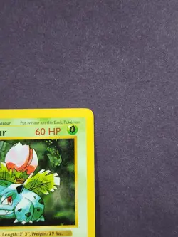 Ivysaur 1st Edition Shadowless Base Set 30/102 Non Holo Pokemon TCG Card LP - Image 4