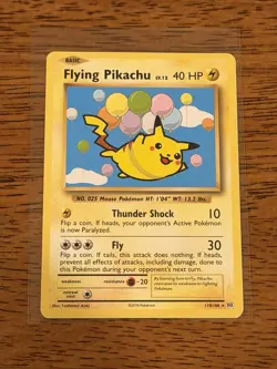 (NM) Flying Pikachu 110/108 XY Evolutions Rare Pokemon TCG Card 330a-32 - Image 1