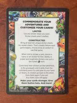 Unfinity Sticker Token 18 / 48 MTG Magic the Gathering Card LP Lightly Played - Image 2