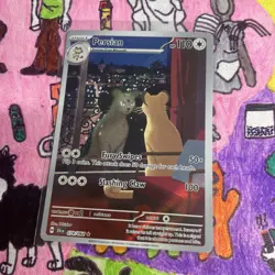 Pokemon TCG Persian 078/064 Shrouded Fable Holo Card, Illustration Rare - Image 1