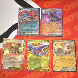 Pokemon EX Lot- Hydreigon, Salazzle, Lopunny, Heracross, Regirock - 5 Cards - NM - Image 1