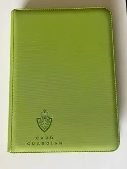 Card Guardian - 9 Pocket Binder with Zipper for 360 Cards Trading Card LIME - Image 1