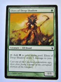 MTG Elves Of Deep Shadow Duel Deck Light Play!! - Image 1