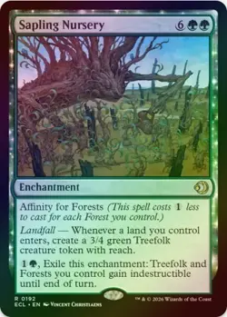 1 x Sapling Nursery - Foil - Lorwyn Eclipsed - LP - MTG - Image 1