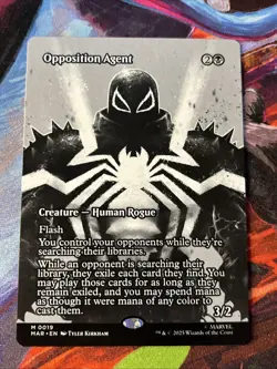 Opposition Agent (Borderless) Marvel Universe Eternal-Legal (19) Normal - MTG - Image 1