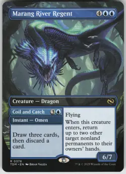 MTG Marang River Regent (Borderless) NM Tarkir: Dragonstorm Magic 378 - Image 1