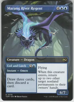 MTG Marang River Regent (Borderless) NM Tarkir: Dragonstorm Magic 378 - Image 2