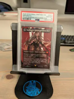 Sephiroth, Fabled SOLDIER Borderless Surge Foil PSA 10 Final Fantasy MTG - Image 1