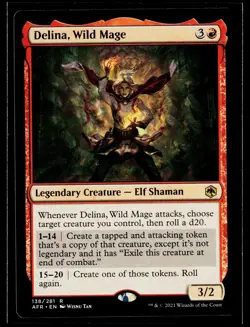 Delina, Wild Mage Adventures in the Forgotten Realms NONFOIL NM 138/281 - Image 1