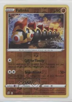 Falinks Reverse Foil Pokemon Sword & Shield Rebel Clash #109 - Image 1