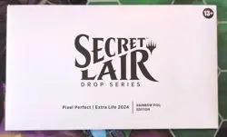 MTG Secret Lair ~ Pixel Perfect Extra Life 2024 ~ Rainbow FOIL ~ Factory Sealed - Image 1